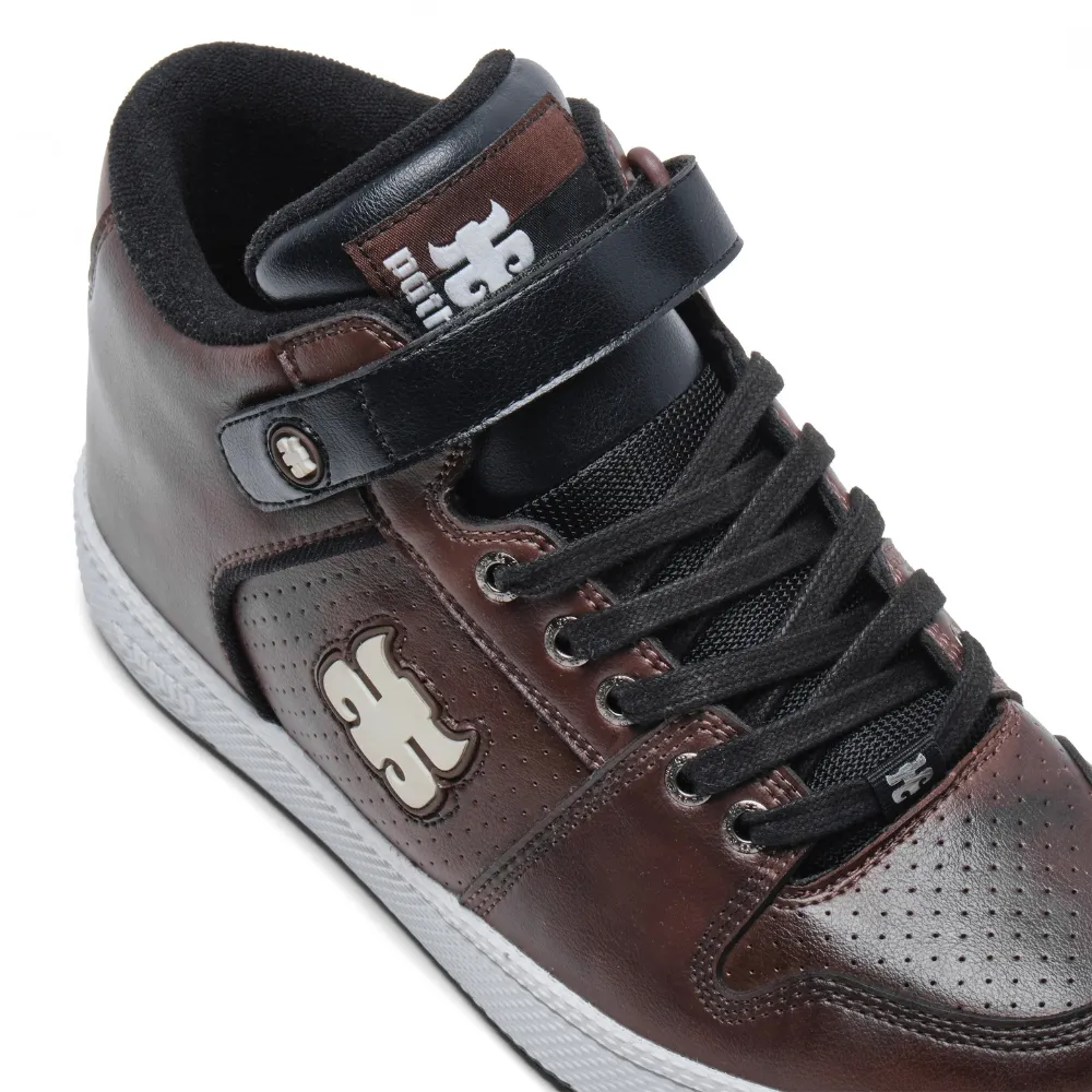 iPath Grasshopper Brown Leather Shoes