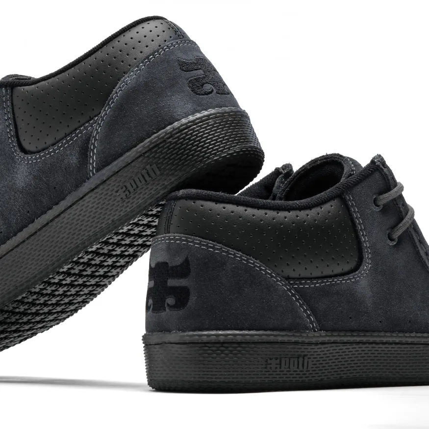 iPath Cats Black Grey Suede Shoes