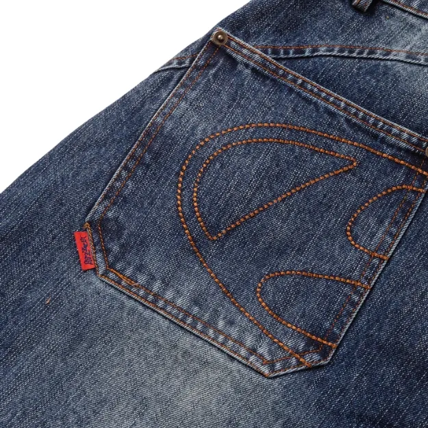 Buzzcut Seeker Washed Blue Denim Jeans