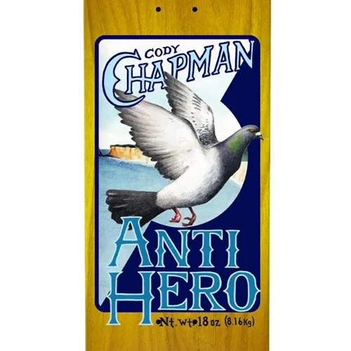 Anti Hero Homers Chapman 8.32 Skateboard Deck
