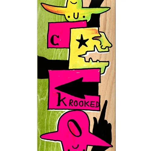 Krooked F Off Narvaez 8.38 Skateboard Deck