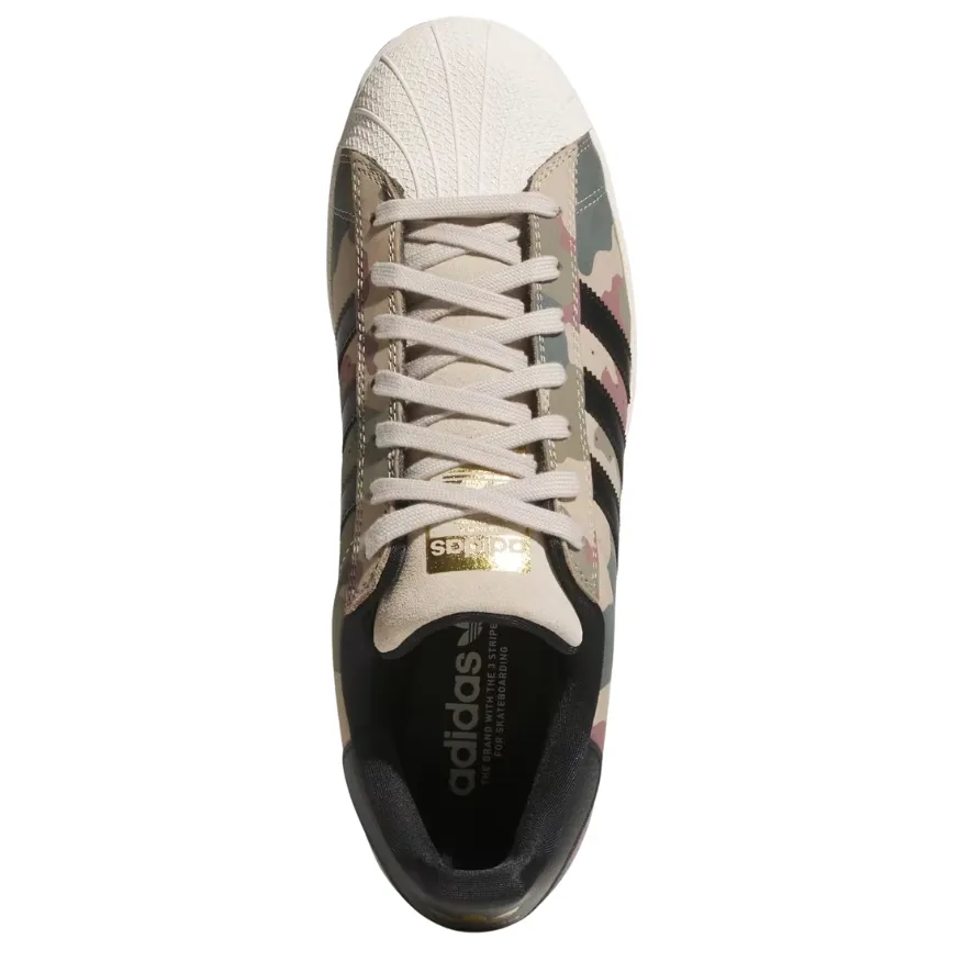 Adidas Superstar ADV Khaki Core Black Chalk White Shoes