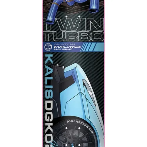 Dgk Twin Turbo Kalis 7.8 Skateboard Deck