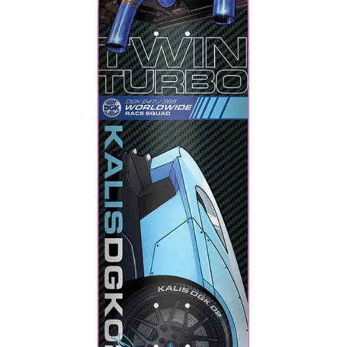 Dgk Twin Turbo Kalis 8.06 Skateboard Deck