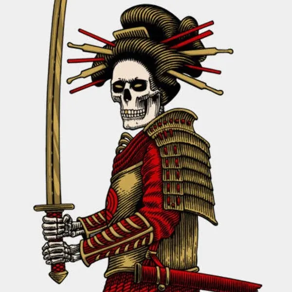 Powell Peralta Yosozumi Omna Bugeisha Skateboard Sticker
