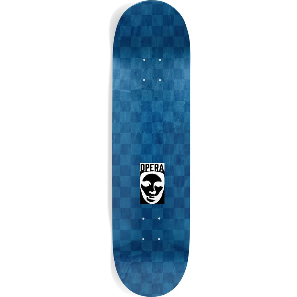 Opera Stage Fright EX7 Silver 9.0 Skateboard Deck