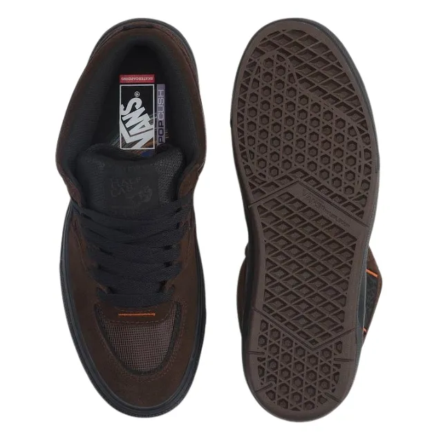 Vans Skate Half Cab Wafflecup Rizzo Brown Black Shoes