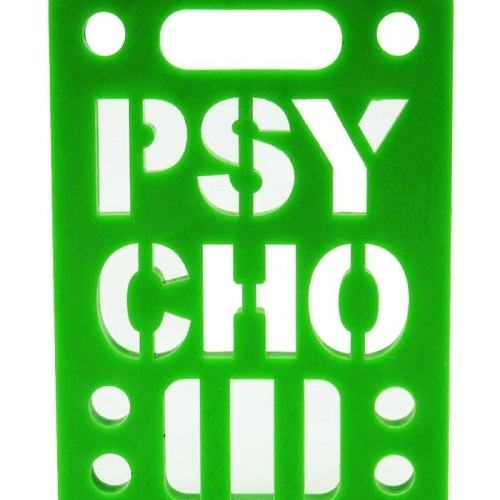Vision Psycho Green 1/2 Skateboard Riser Set