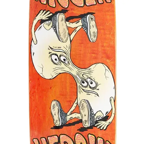 Heroin Merged Egg Orange 8.88 Skateboard Deck