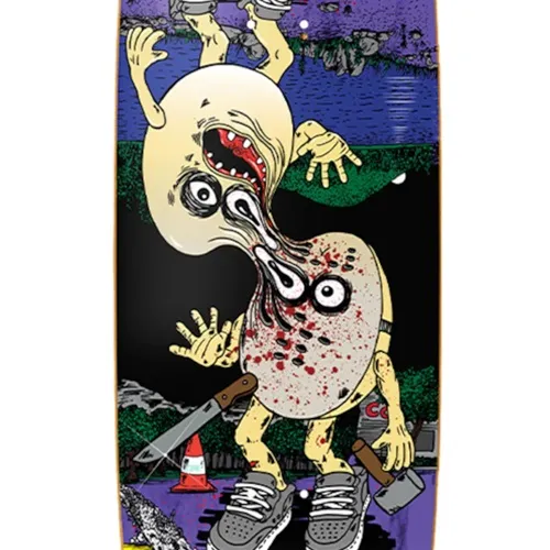 Heroin Curb Killer 9 Merged Purple 10.0 Skateboard Deck
