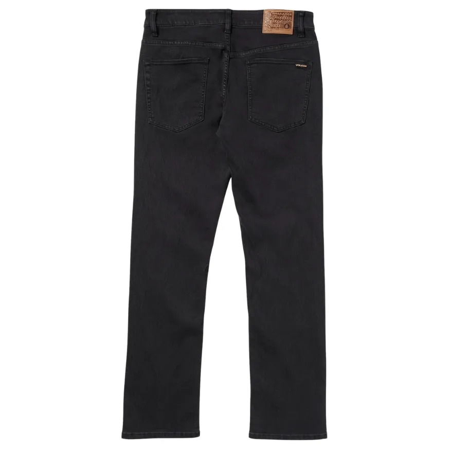 Volcom Solver Denim Modern Fit Black Out Pants