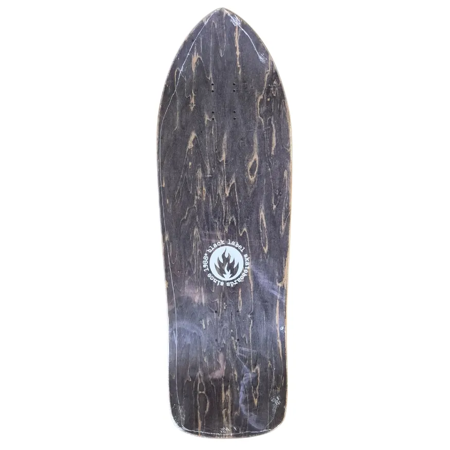 Black Label Nick Peterson Burnside Brew Custom Riky Shape 10.25 Skateboard Deck