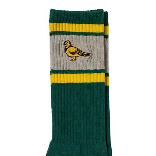Anti Hero Lil Pigeon Green Yellow 1 Pair Mens Socks
