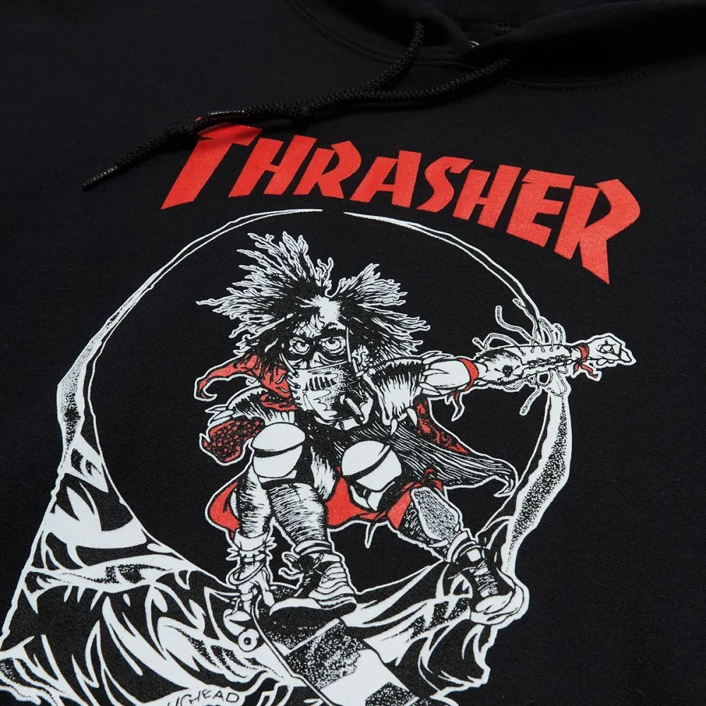 Thrasher Outlaw 2-Tone Black Hoodie