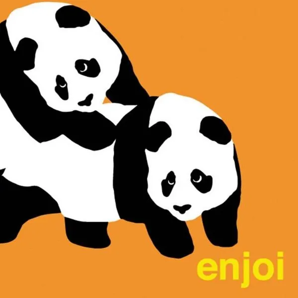 Enjoi Panda Black White Banner