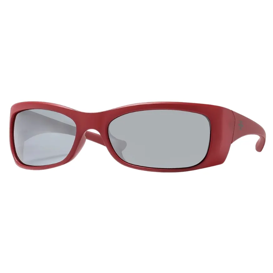 Ritual Vision Sabotage Matte Dark Red Black Mirror Polarised Sunglasses