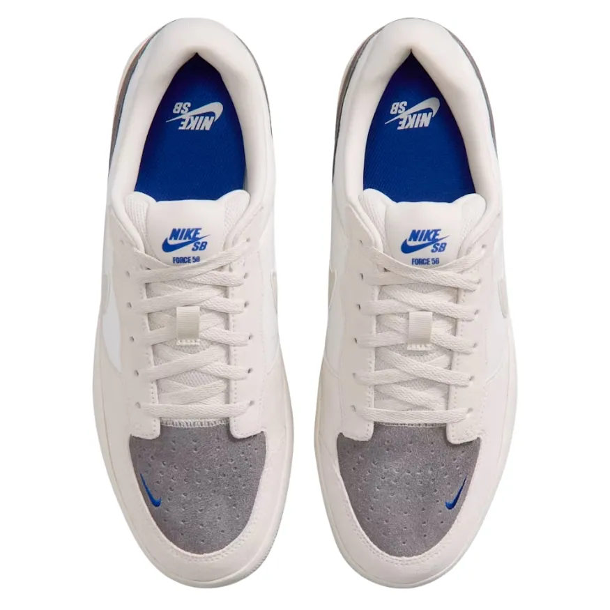 Nike SB Force 58 Phantom Pencil Point Old Royal Orewood Mens Skate Shoes