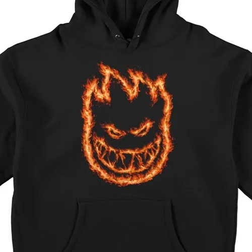 Spitfire Charred Remains Black Hoodie