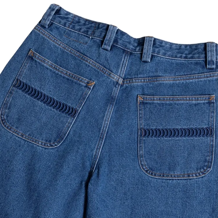 Spitfire Bighead Fill Denim Blue Shorts