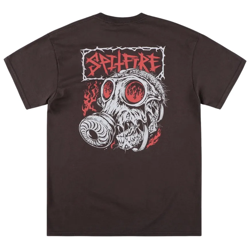 Spitfire Gasmask Dark Chocolate T-Shirt