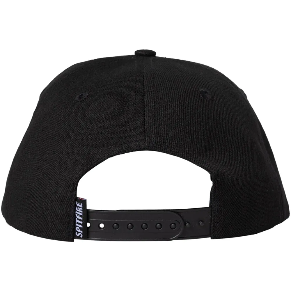 Spitfire Bighead Thorn Black White Snapback Hat