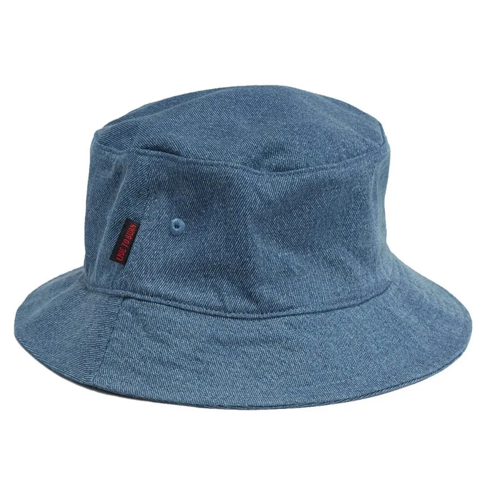 Spitfire Mushroom Bighead Denim Bucket Hat