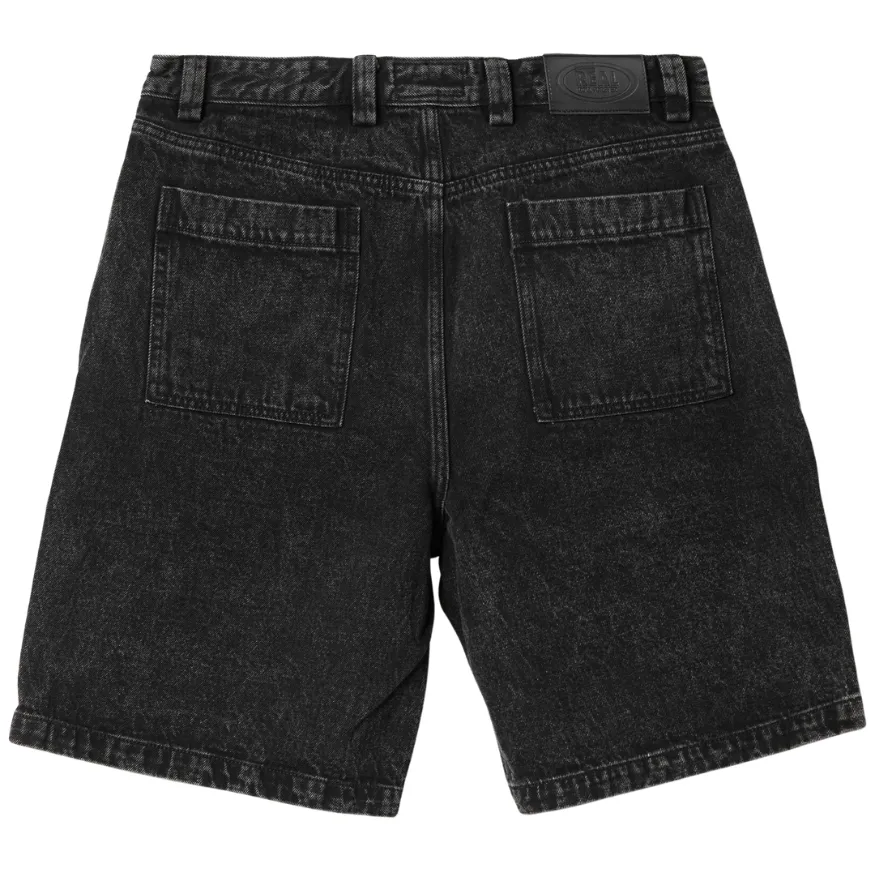 Real Skateboards Street Cleaner Black Stone Shorts