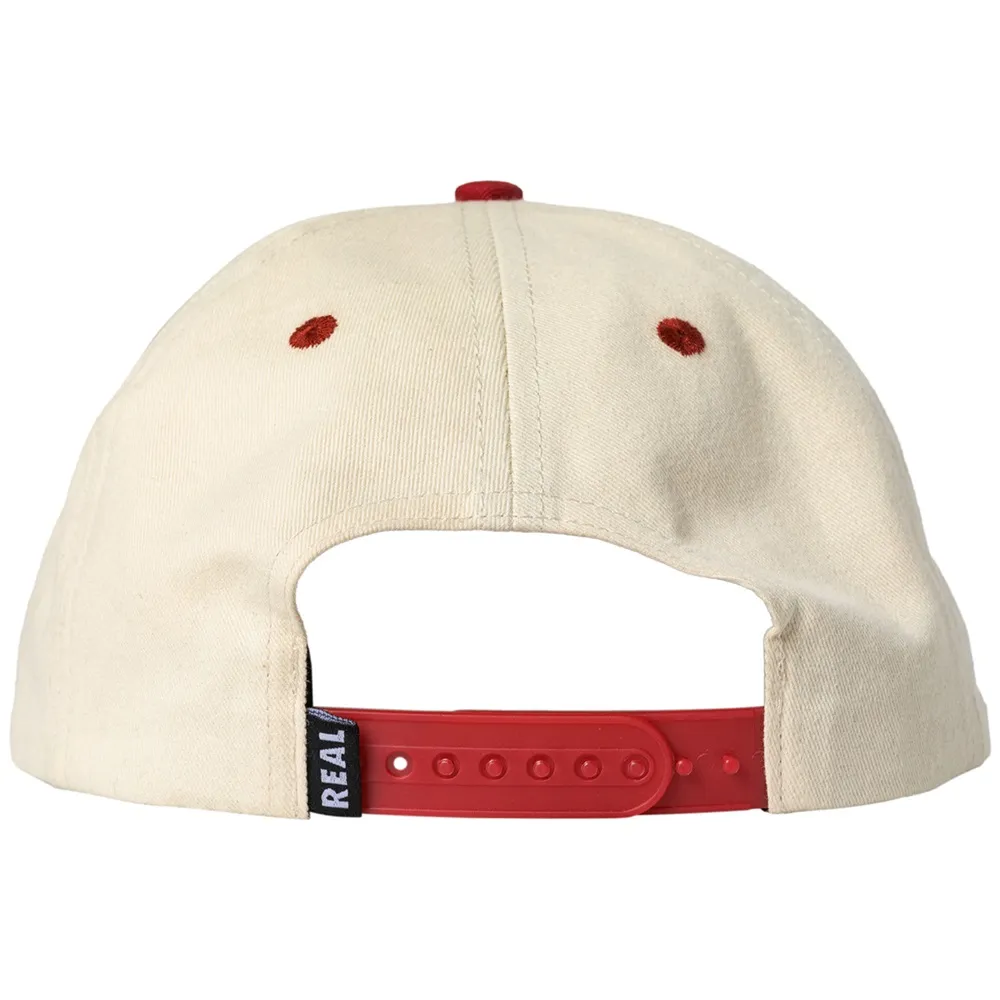 Real Skateboards Pier 7 Natural Snapback Hat