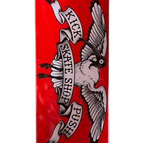 Kick Push American Pro Bin Chicken Red 8.25 Skateboard Deck