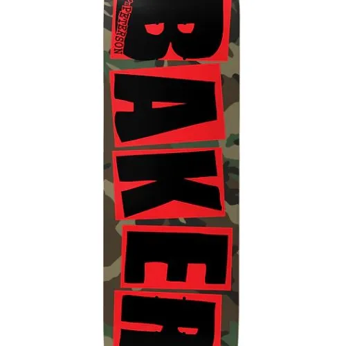 Baker Tyson Brand Logo Camo 8.25 Skateboard Deck