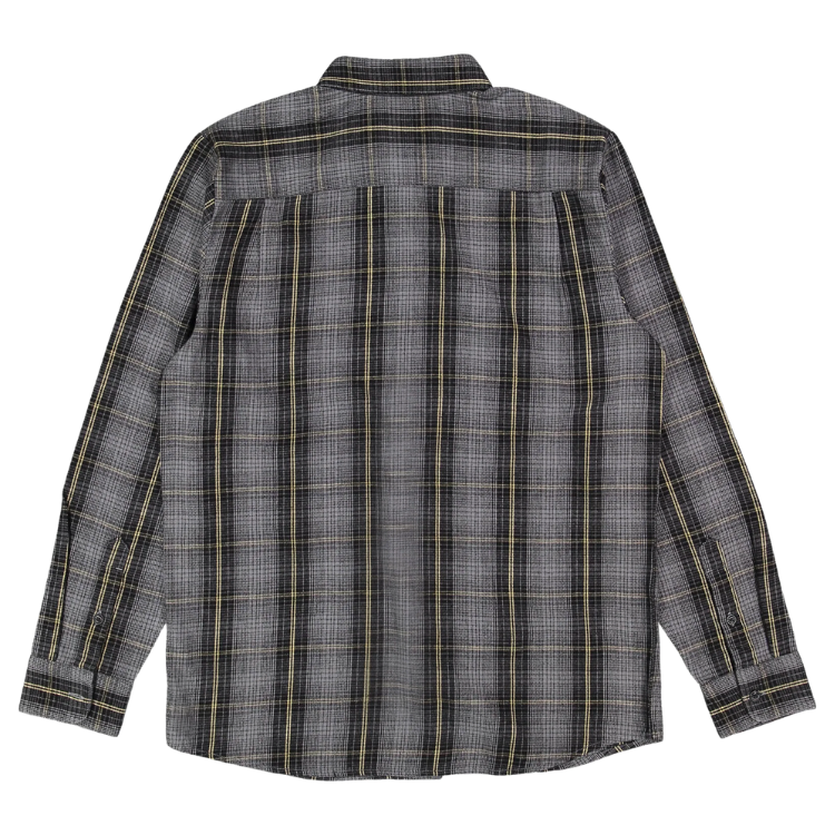Volcom Heavy Twills Gloss Black Button Up Long Sleeve Flannel