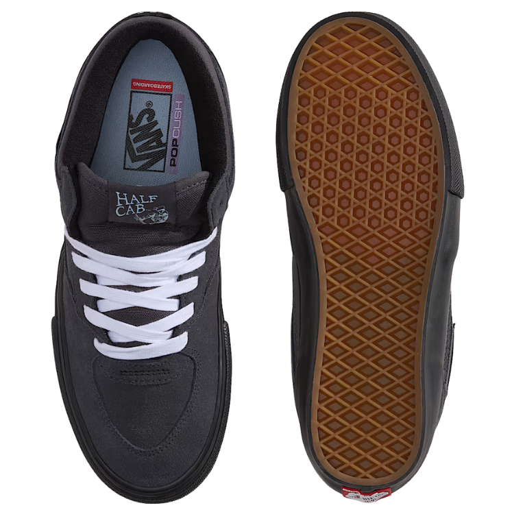 Vans Skate Half Cab Charcoal Grey Black Shoes