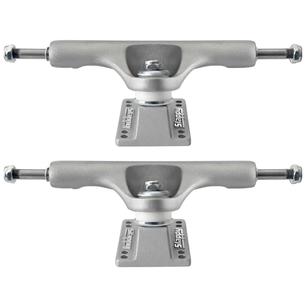 Slappy ST1 Classic 8 Hole Raw Set Of 2 Skateboard Trucks