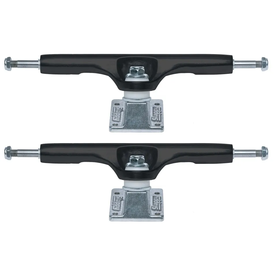 Slappy ST1 Hollow Wide Boys Laser Black Set Of 2 Skateboard Trucks