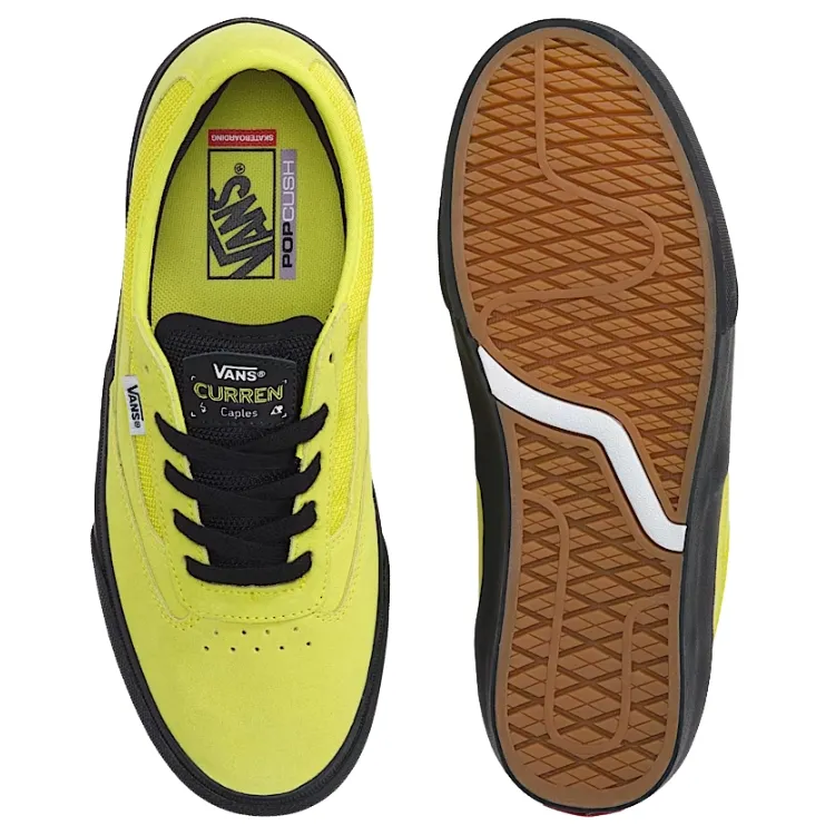 Vans Skate Curren Caples Lime Black Shoes