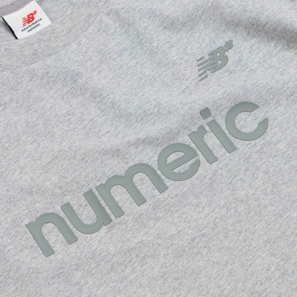 New Balance Numeric Cotton Athletic Grey T-Shirt