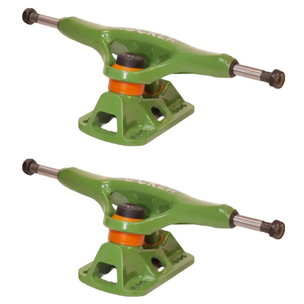 Grind King Locker V2 Army Green Set Of 2 Skateboard Trucks