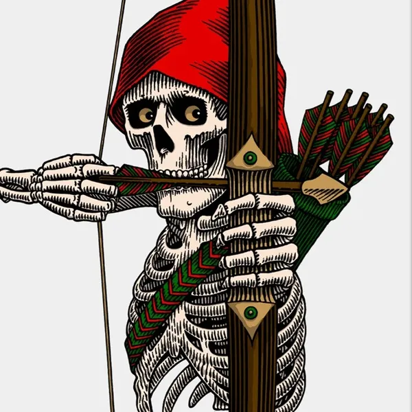 Powell Peralta Doelling Archer Skateboard Sticker