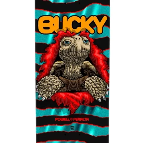 Powell Peralta Flight Lasek Tortoise Turquoise Foil Shape 297 8.62 Skateboard Deck