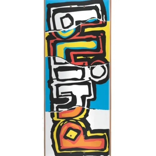 Blind OG Ripped Hybrid Light Blue Red 8.0 Skateboard Deck