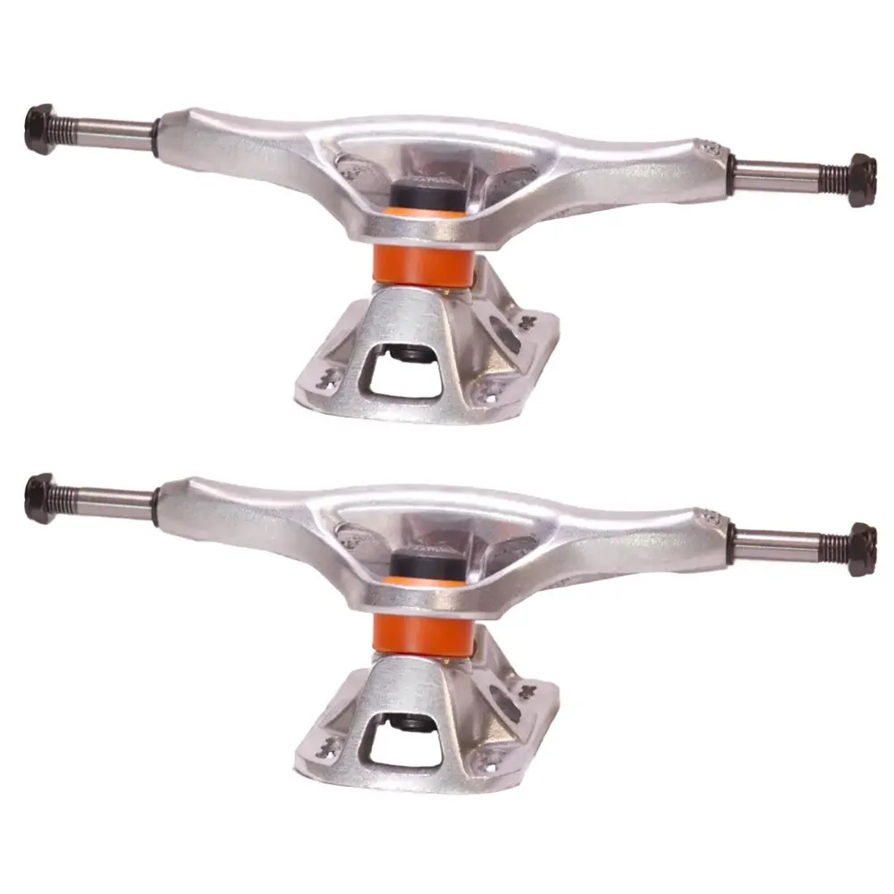 Grind King Locker V2 Raw Set Of 2 Skateboard Trucks