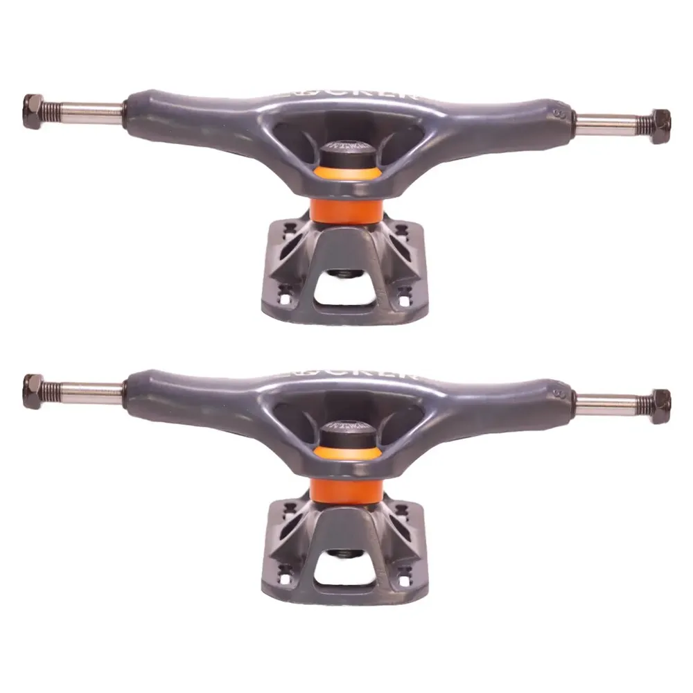 Grind King Locker V2 Battleship Grey Set Of 2 Skateboard Trucks