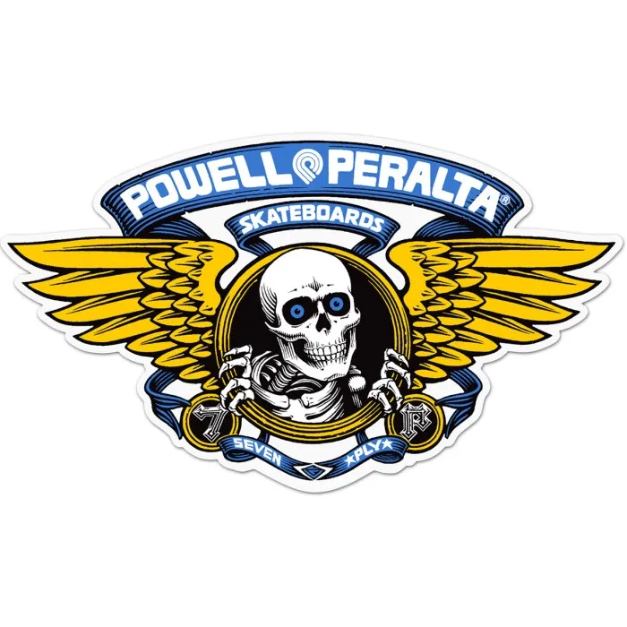 Powell Peralta Winged Ripper Die Cut Small Skateboard Sticker