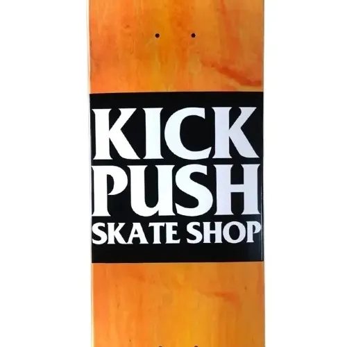 Kick Push American Pro Classic Orange 8.75 Skateboard Deck