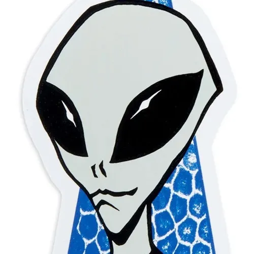 Alien Workshop Visitor Blue Sticker
