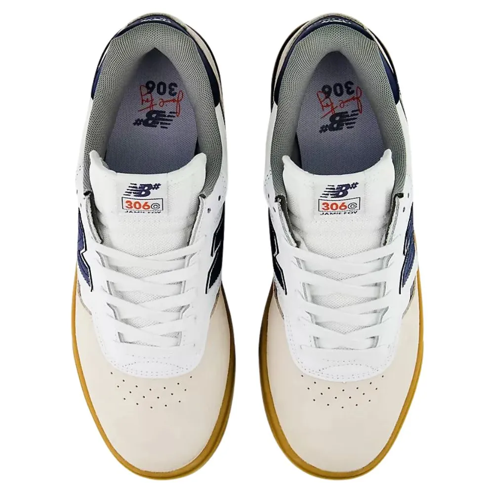 New Balance Jamie Foy UN306CBW Black White Mens Skate Shoes