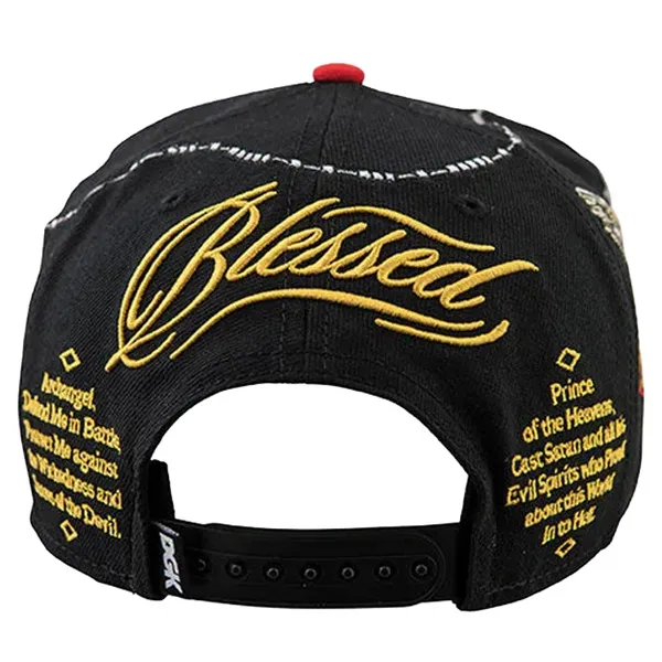 DGK Archangel Black Red Snapback Hat
