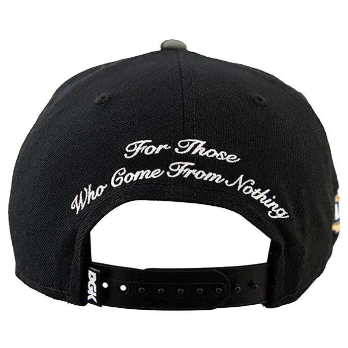 DGK Slam Dunk Black Snapback Hat