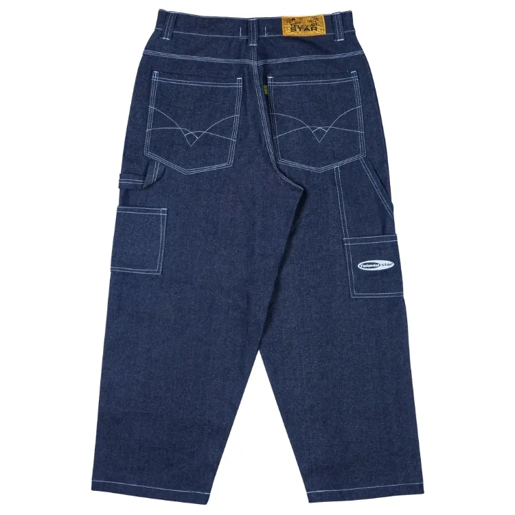 Televisi Star Carpenter Toval Navy Raw Denim Pants