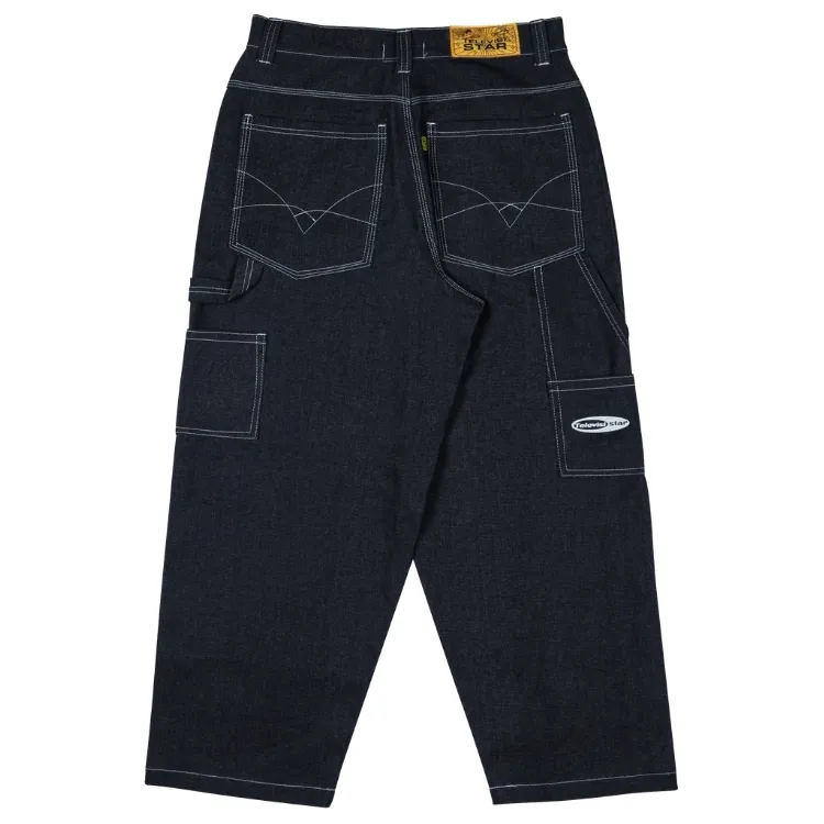 Televisi Star Carpenter Toval Black Raw Denim Pants